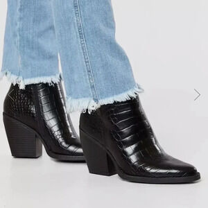 Madden Girl Snakeskin Ankle Boot